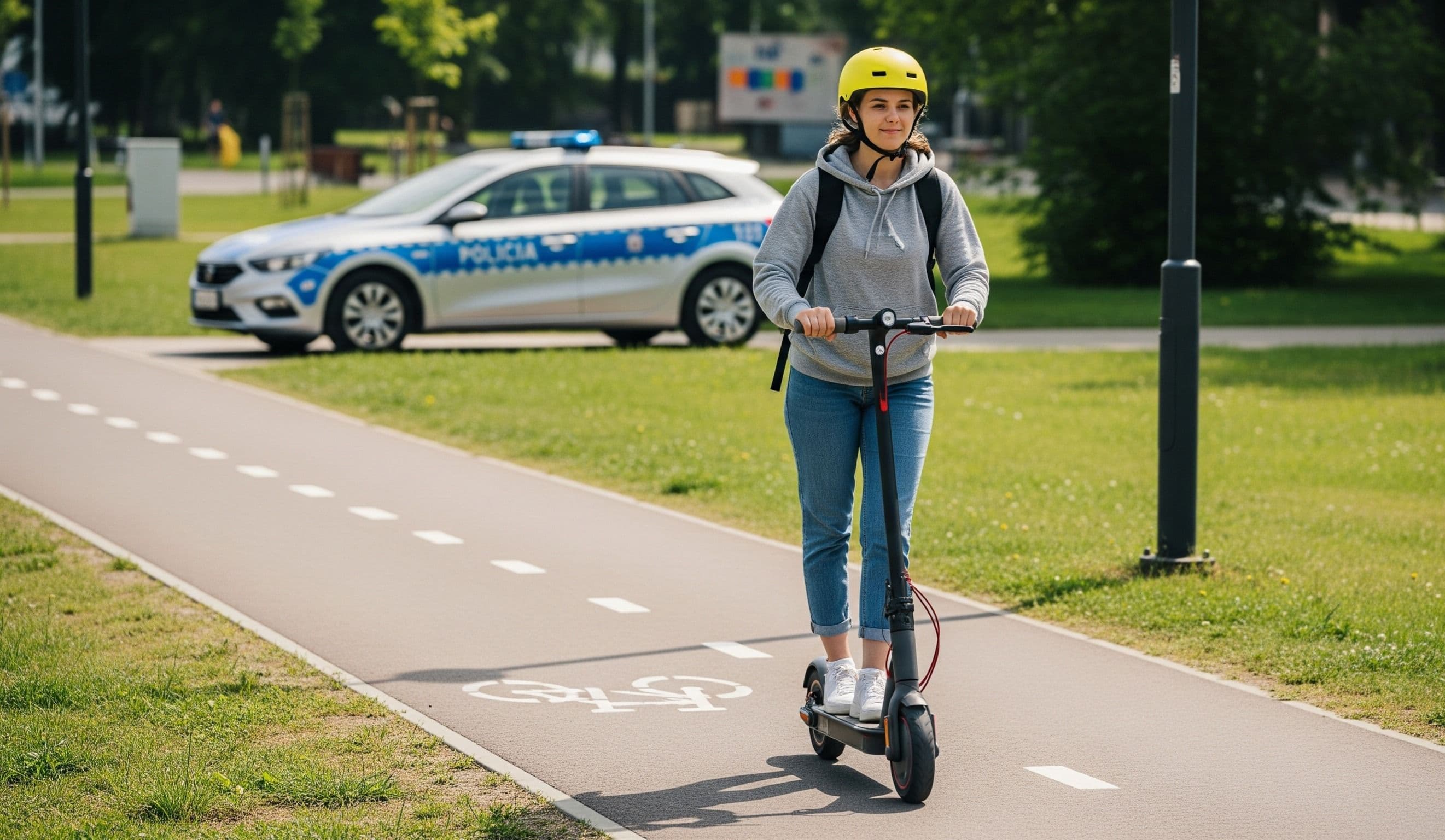Policyjne działania prewencyjne „Hulajnogi elektryczne” – razem dbajmy o bezpieczeństwo