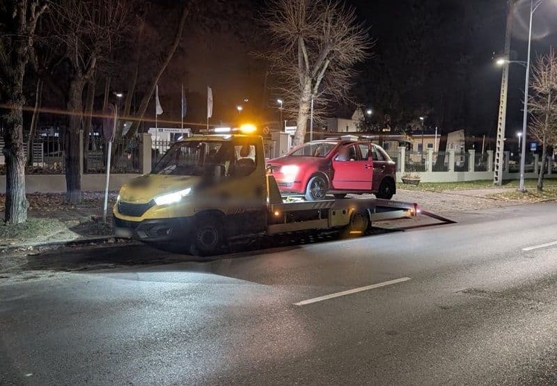 Niesprawne oświetlenie zdradziło 24-letniego kierowcę 